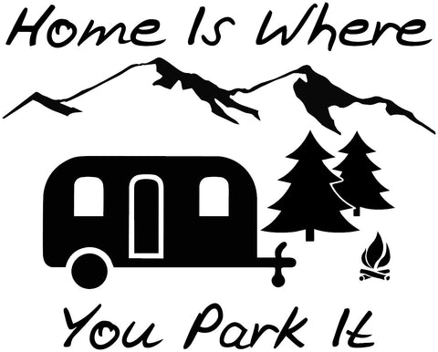 Camping Decal